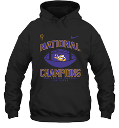 LSU Tigers College Football Playoff 2019 National Champions Football 2 Hoodie - KnowlegdeTee LSU Tigers College Football Playoff 2019 National Champions Football 2 Hoodie - KnowlegdeTee
