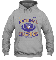 LSU Tigers College Football Playoff 2019 National Champions Football 2 Hoodie - KnowlegdeTee LSU Tigers College Football Playoff 2019 National Champions Football 2 Hoodie - KnowlegdeTee