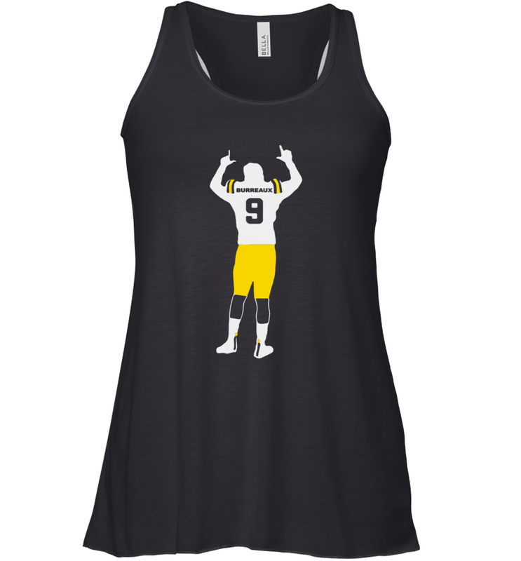 Joe Burreaux 9 LSU Shirt Racerback Tank - KnowlegdeTee Joe Burreaux 9 LSU Shirt Racerback Tank - KnowlegdeTee
