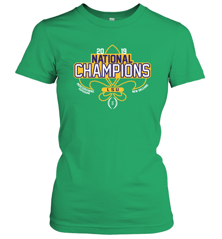 LSU Tigers Blue 84 College Football Playoff 2019 National Champions Women's T-Shirt - KnowlegdeTee LSU Tigers Blue 84 College Football Playoff 2019 National Champions Women's T-Shirt - KnowlegdeTee