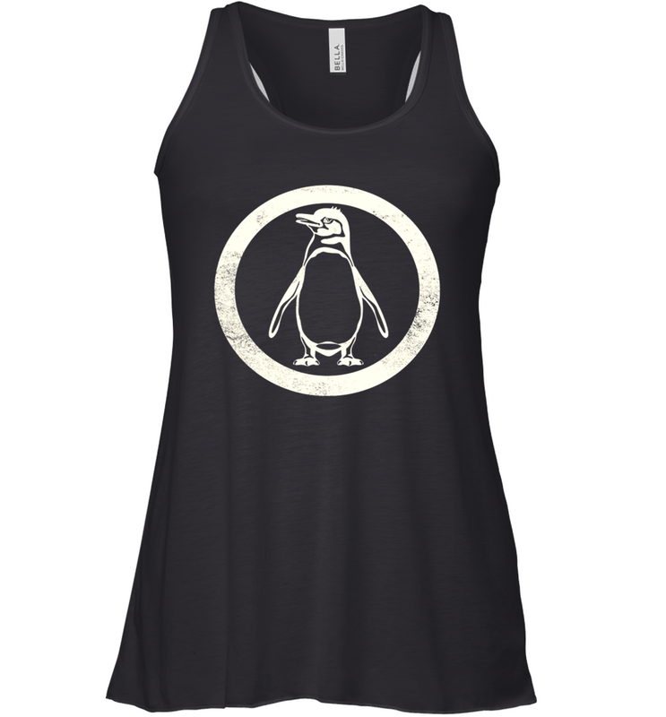 Penguin logo Shirt Racerback Tank - KnowlegdeTee Penguin logo Shirt Racerback Tank - KnowlegdeTee