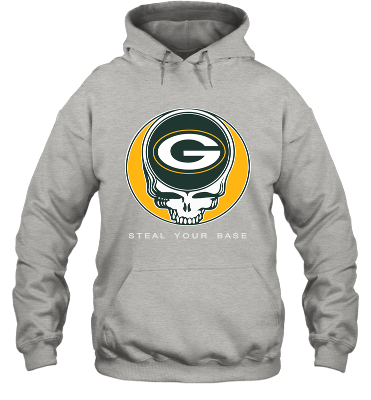 Green Bay Packers Grateful Dead Steal Your Base Fan Gift Hoodie -  KnowlegdeTee