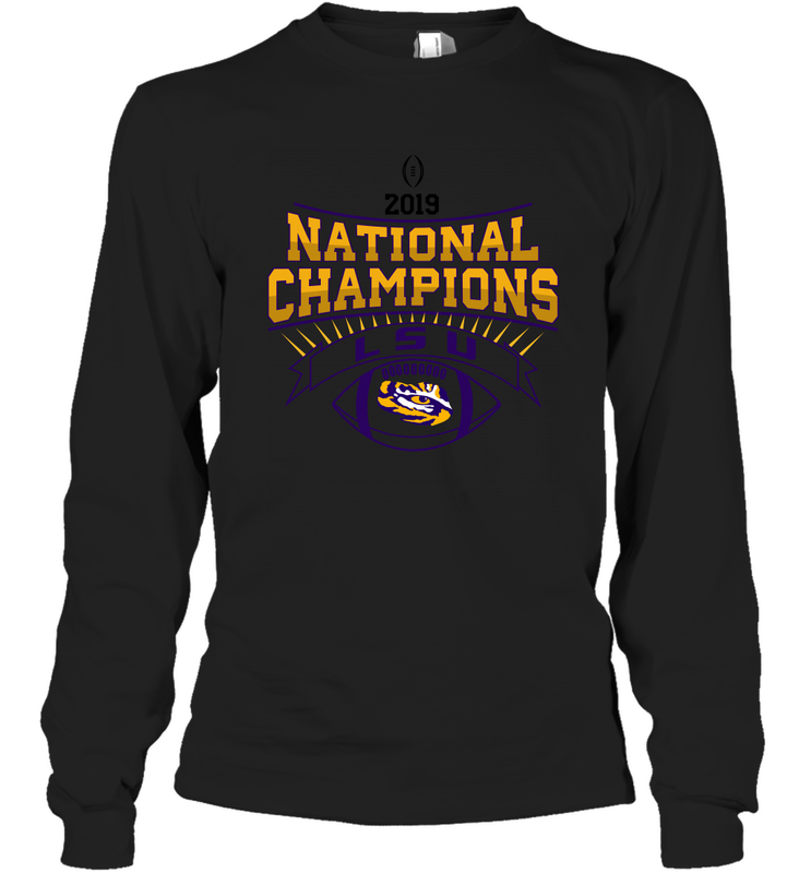 LSU Tigers College Football Playoff 2019 National Champions Long Sleeve T-Shirt - KnowlegdeTee LSU Tigers College Football Playoff 2019 National Champions Long Sleeve T-Shirt - KnowlegdeTee