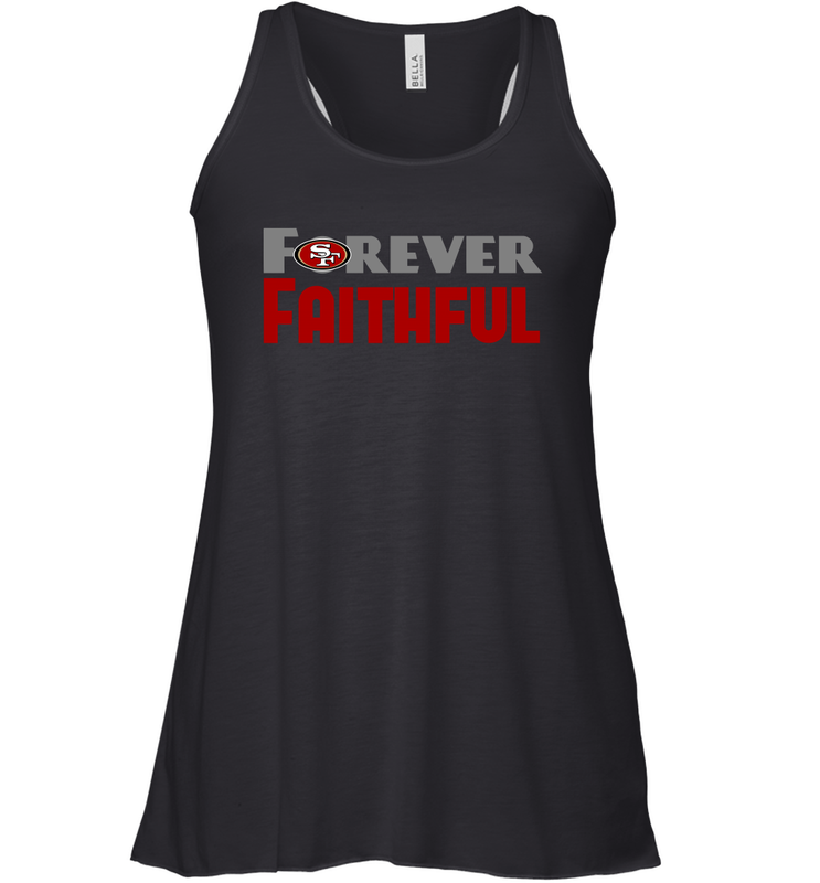 San Francisco 49ers Forever Faithful Fans Gift Racerback Tank - KnowlegdeTee San Francisco 49ers Forever Faithful Fans Gift Racerback Tank - KnowlegdeTee