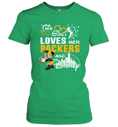 This Girl Loves Her Green Bay Packers And Mickey Disney Fan Mashup Women's T-Shirt - KnowlegdeTee This Girl Loves Her Green Bay Packers And Mickey Disney Fan Mashup Women's T-Shirt - KnowlegdeTee