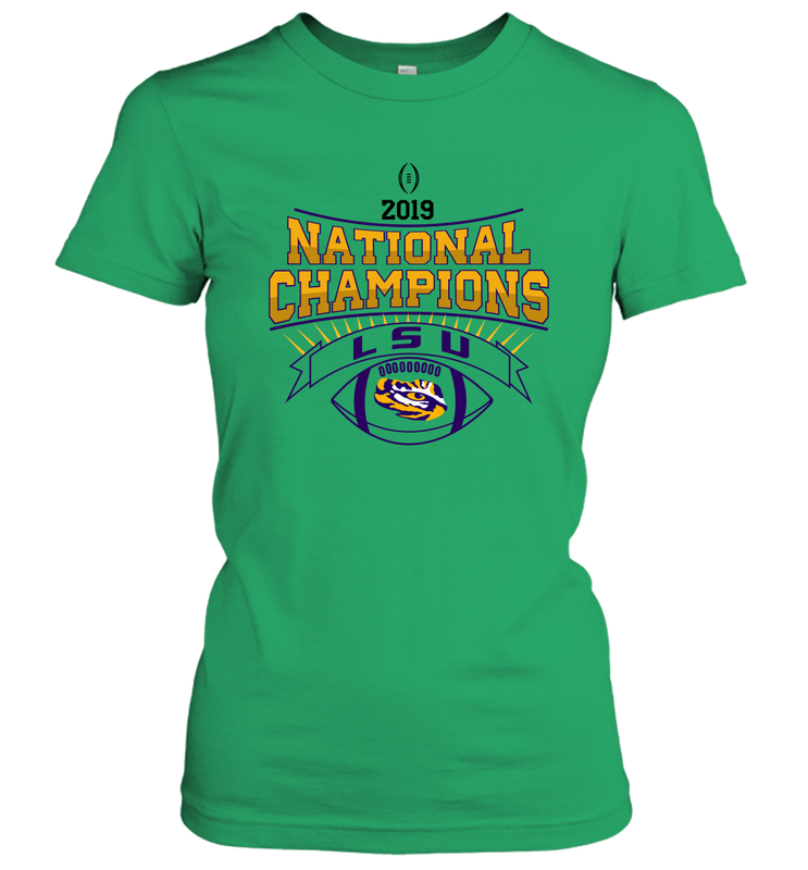 LSU Tigers College Football Playoff 2019 National Champions Women's T-Shirt - KnowlegdeTee LSU Tigers College Football Playoff 2019 National Champions Women's T-Shirt - KnowlegdeTee