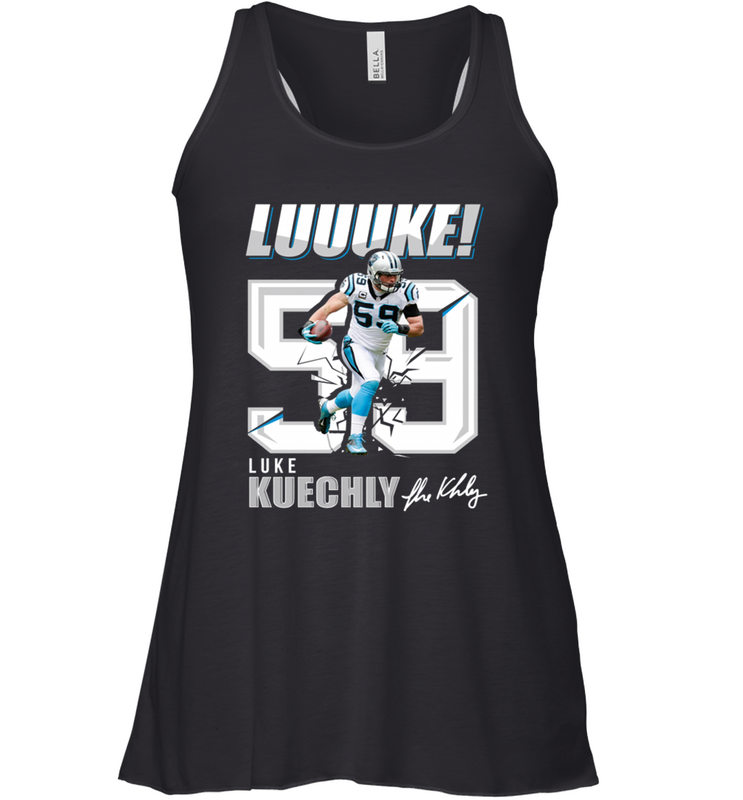 LUKE KUECHLY Shirt Racerback Tank - KnowlegdeTee LUKE KUECHLY Shirt Racerback Tank - KnowlegdeTee