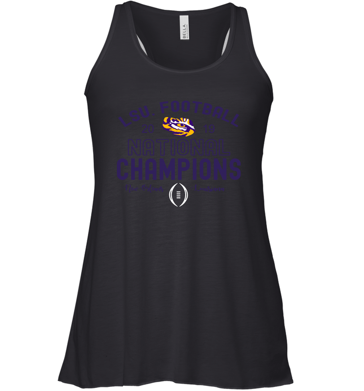 LSU Tigers Blue 84 College Football Playoff 2019 National Champions French Terry Racerback Tank - KnowlegdeTee LSU Tigers Blue 84 College Football Playoff 2019 National Champions French Terry Racerback Tank - KnowlegdeTee