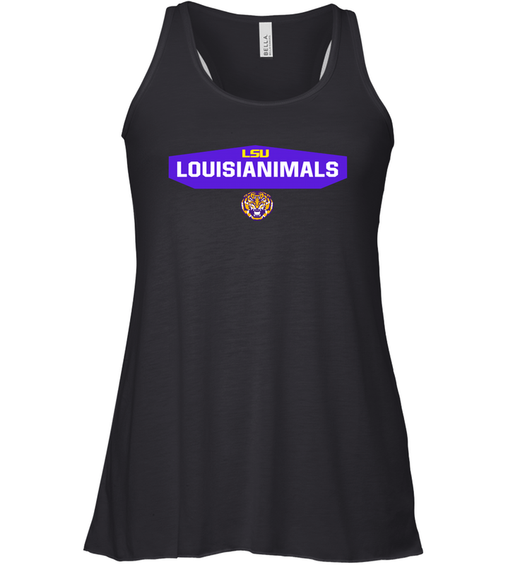 LSU Louisianimals Shirt Racerback Tank - KnowlegdeTee LSU Louisianimals Shirt Racerback Tank - KnowlegdeTee