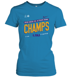 LSU Tigers College Football Playoff 2019 Peach Bowl Champions Locker Room Women's T-Shirt - KnowlegdeTee LSU Tigers College Football Playoff 2019 Peach Bowl Champions Locker Room Women's T-Shirt - KnowlegdeTee