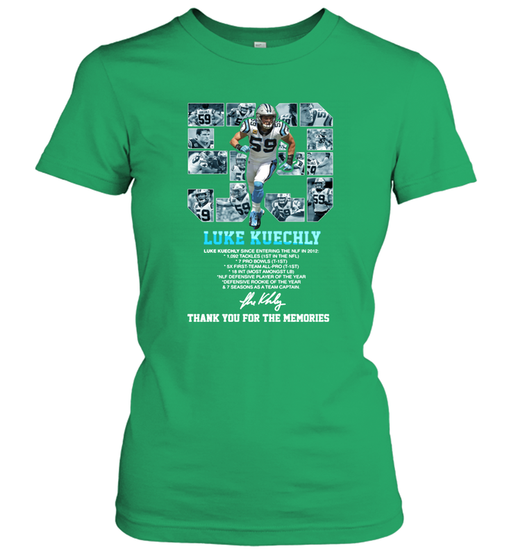 Luke Kuechly Thank You For The Memories Shirt Women's T-Shirt - KnowlegdeTee Luke Kuechly Thank You For The Memories Shirt Women's T-Shirt - KnowlegdeTee