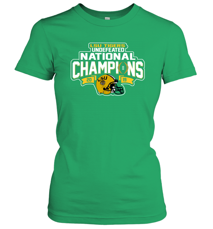LSU Tigers Blue 84 College Football Playoff 2019 National Champions Dyed Football Women's T-Shirt - KnowlegdeTee LSU Tigers Blue 84 College Football Playoff 2019 National Champions Dyed Football Women's T-Shirt - KnowlegdeTee