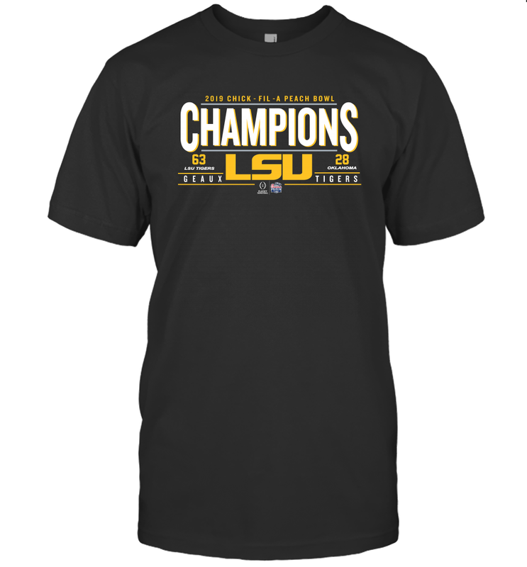 LSU Peach Bowl Champion 2019 Shirt T-Shirt - KnowlegdeTee LSU Peach Bowl Champion 2019 Shirt T-Shirt - KnowlegdeTee