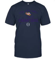 LSU Tigers Blue 84 College Football Playoff 2019 National Champions French Terry T-Shirt - KnowlegdeTee LSU Tigers Blue 84 College Football Playoff 2019 National Champions French Terry T-Shirt - KnowlegdeTee