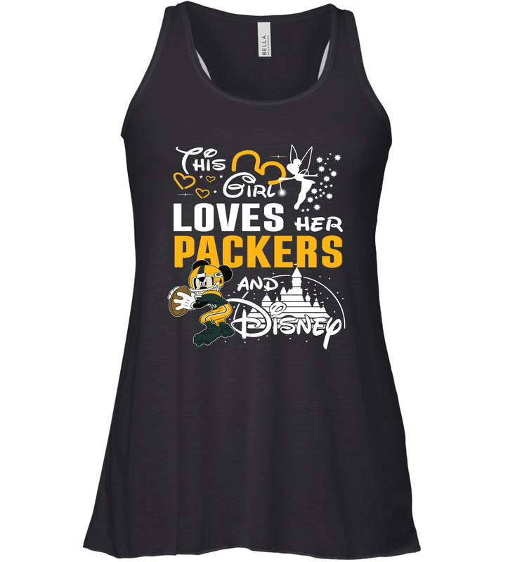 This Girl Loves Her Green Bay Packers And Mickey Disney Fan Mashup Racerback Tank - KnowlegdeTee This Girl Loves Her Green Bay Packers And Mickey Disney Fan Mashup Racerback Tank - KnowlegdeTee