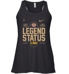 LSU Tigers College Football Playoff 2019 National Champions Legend Status Racerback Tank - KnowlegdeTee LSU Tigers College Football Playoff 2019 National Champions Legend Status Racerback Tank - KnowlegdeTee