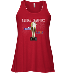 LSU Tigers College Football Playoff 2019 National Champions Trophy Racerback Tank - KnowlegdeTee LSU Tigers College Football Playoff 2019 National Champions Trophy Racerback Tank - KnowlegdeTee