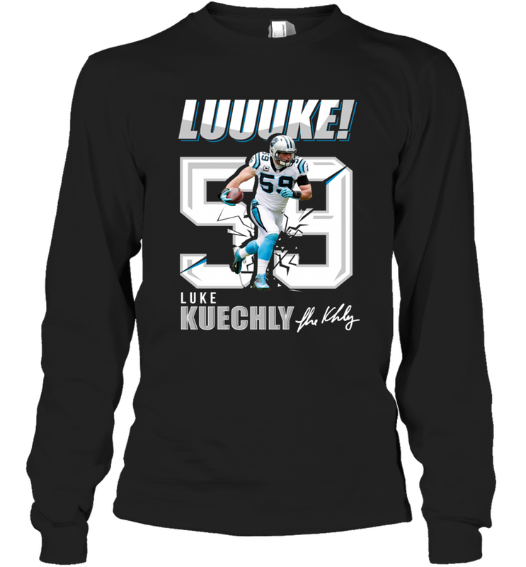 LUKE KUECHLY Shirt Long Sleeve T-Shirt - KnowlegdeTee LUKE KUECHLY Shirt Long Sleeve T-Shirt - KnowlegdeTee