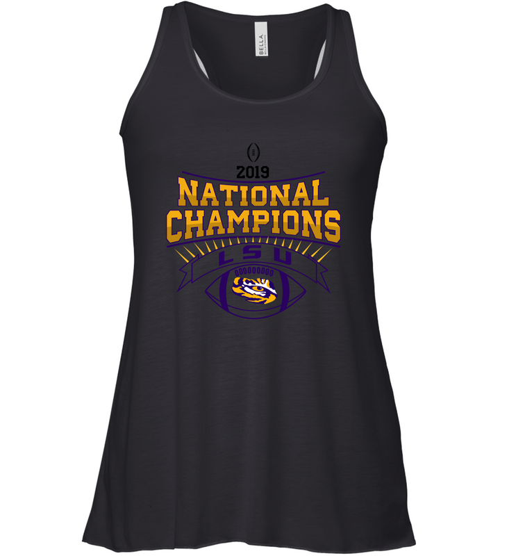 LSU Tigers College Football Playoff 2019 National Champions Racerback Tank - KnowlegdeTee LSU Tigers College Football Playoff 2019 National Champions Racerback Tank - KnowlegdeTee