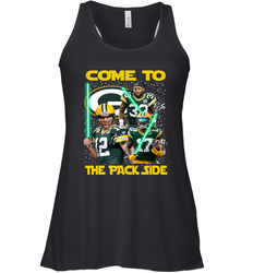 Green Bay Packers Star Wars Come to The Packer Side Faithful Playoff Racerback Tank - KnowlegdeTee Green Bay Packers Star Wars Come to The Packer Side Faithful Playoff Racerback Tank - KnowlegdeTee