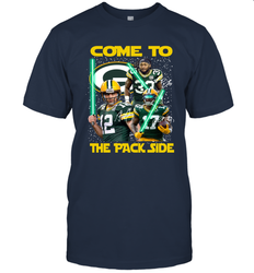 Green Bay Packers Star Wars Come to The Packer Side Faithful Playoff T-Shirt - KnowlegdeTee Green Bay Packers Star Wars Come to The Packer Side Faithful Playoff T-Shirt - KnowlegdeTee