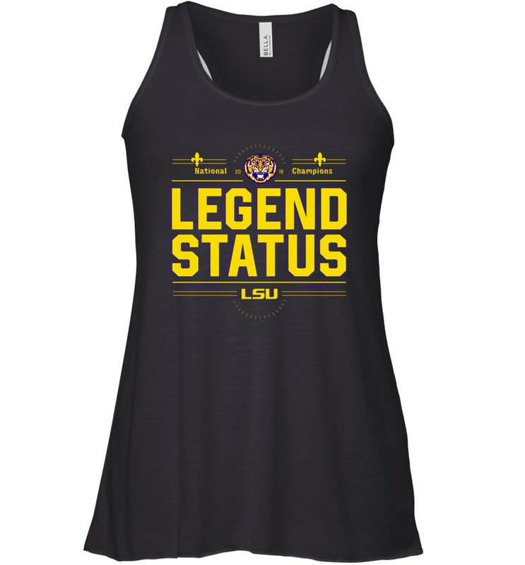 LSU National Championship Legend Status Shirt 0 Racerback Tank - KnowlegdeTee LSU National Championship Legend Status Shirt 0 Racerback Tank - KnowlegdeTee