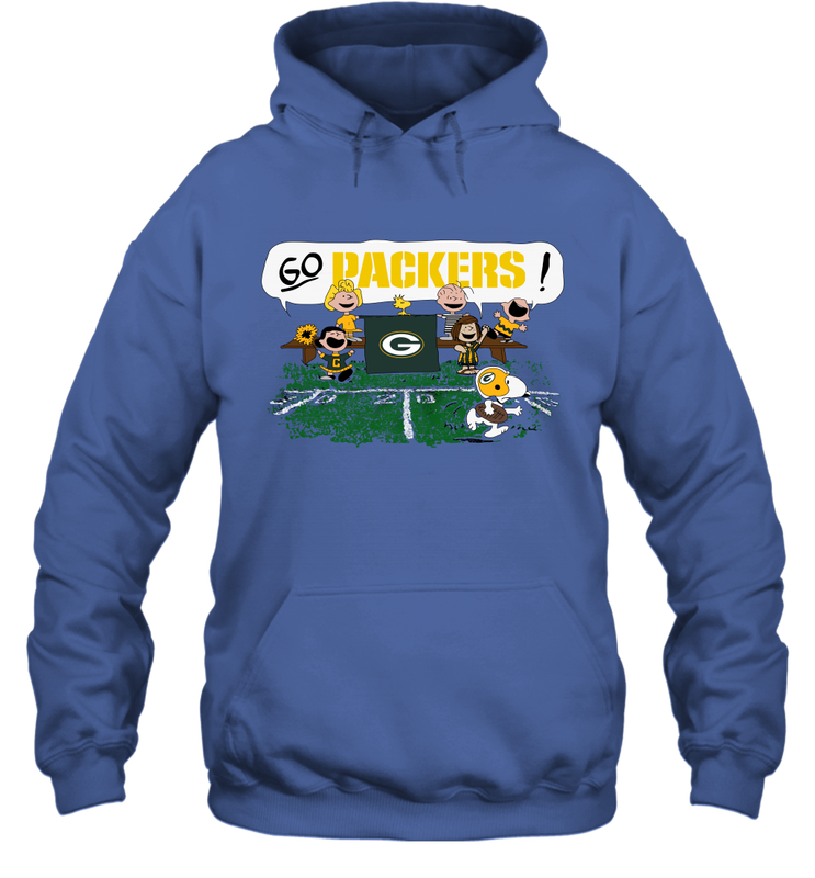 Go Packers The Peanuts Cheering Go Snoopy Green Bay Packers T-Shirt -  Kaiteez