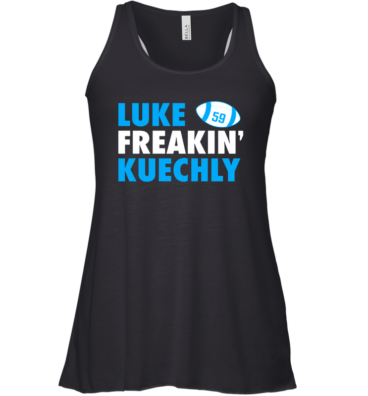 Luke Freakin Kuechly Shirt Racerback Tank - KnowlegdeTee Luke Freakin Kuechly Shirt Racerback Tank - KnowlegdeTee