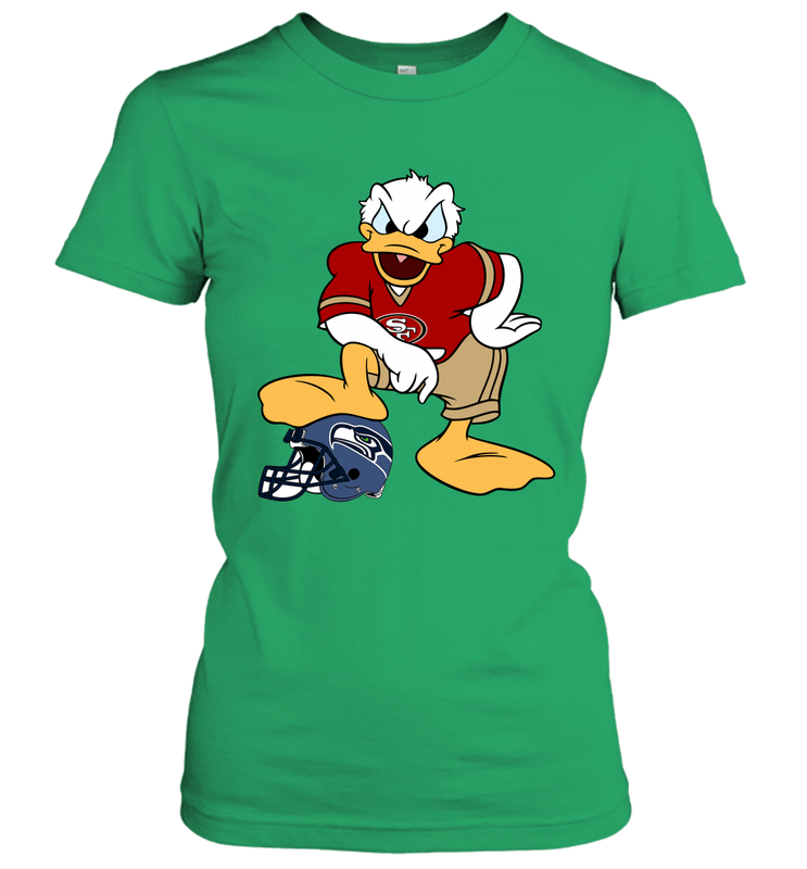 You Cannot Win Against The Donald San Francisco 49ers NFL Women's T-Shirt - KnowlegdeTee You Cannot Win Against The Donald San Francisco 49ers NFL Women's T-Shirt - KnowlegdeTee