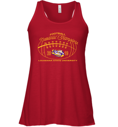 LSU Tigers Pressbox College Football Playoff 2019 National Champions Racerback Tank - KnowlegdeTee LSU Tigers Pressbox College Football Playoff 2019 National Champions Racerback Tank - KnowlegdeTee