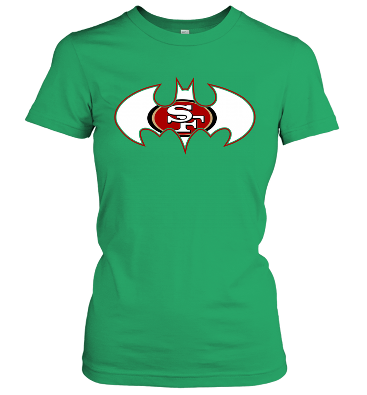 We Are The San Francisco 49ers Batman NFL Mashup = Women's T-Shirt - KnowlegdeTee We Are The San Francisco 49ers Batman NFL Mashup = Women's T-Shirt - KnowlegdeTee