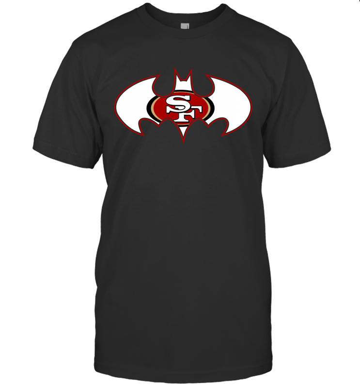 We Are The San Francisco 49ers Batman NFL Mashup = T-Shirt - KnowlegdeTee We Are The San Francisco 49ers Batman NFL Mashup = T-Shirt - KnowlegdeTee