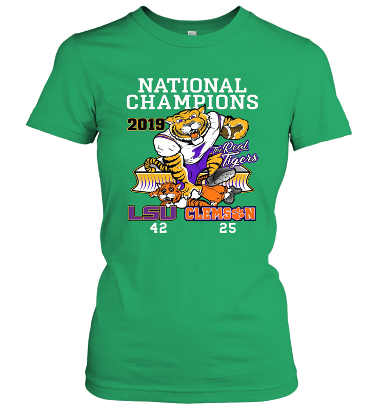 LSU Tigers College Football Playoff 2019 National Champions Score Women's T-Shirt - KnowlegdeTee LSU Tigers College Football Playoff 2019 National Champions Score Women's T-Shirt - KnowlegdeTee