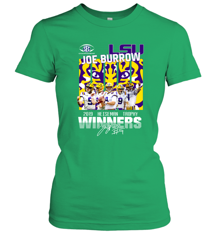 LSU Joe Burrow 2019 Heisman Trophy Winners Signature Shirt Women's T-Shirt - KnowlegdeTee LSU Joe Burrow 2019 Heisman Trophy Winners Signature Shirt Women's T-Shirt - KnowlegdeTee