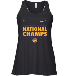 LSU Tigers College Football Playoff 2019 National Champions Stack Legend Racerback Tank - KnowlegdeTee LSU Tigers College Football Playoff 2019 National Champions Stack Legend Racerback Tank - KnowlegdeTee