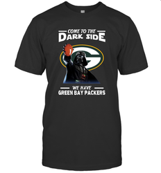 Star Wars COME TO THE DARK SIDE WE HAVE GREEN BAY PACKERS SHIRTS= T-Shirt - KnowlegdeTee Star Wars COME TO THE DARK SIDE WE HAVE GREEN BAY PACKERS SHIRTS= T-Shirt - KnowlegdeTee