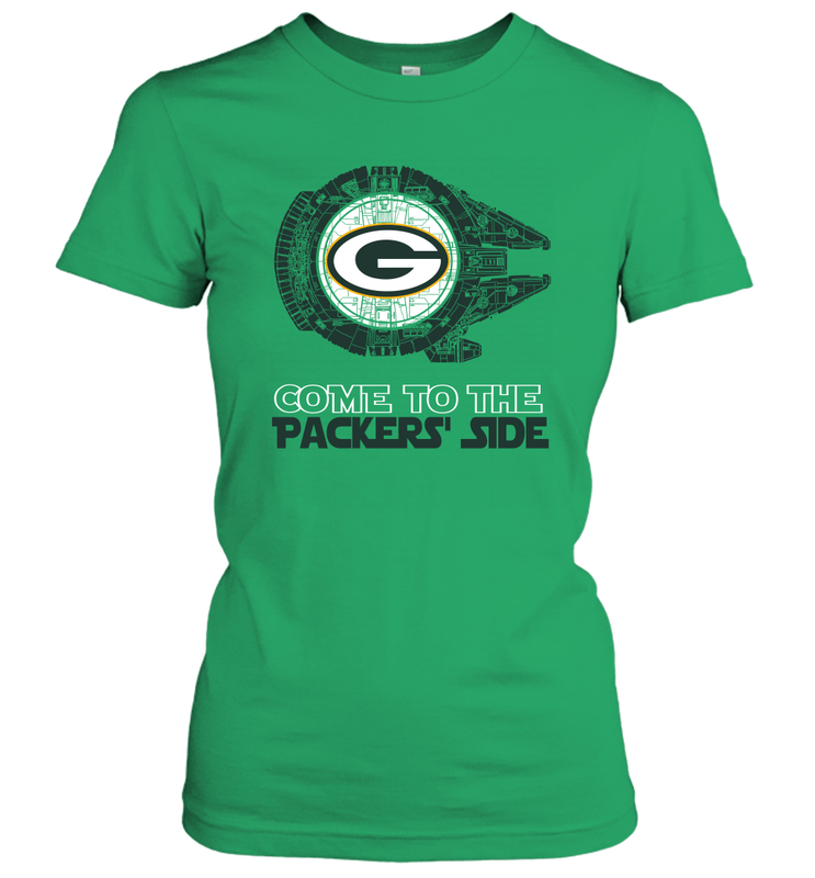 Come To The Packers Side Star Wars X Green Bay Packers Shirts Women's T-Shirt - KnowlegdeTee Come To The Packers Side Star Wars X Green Bay Packers Shirts Women's T-Shirt - KnowlegdeTee