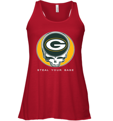 Green Bay Packers Grateful Dead Steal Your Base Fan Gift Racerback Tank - KnowlegdeTee Green Bay Packers Grateful Dead Steal Your Base Fan Gift Racerback Tank - KnowlegdeTee