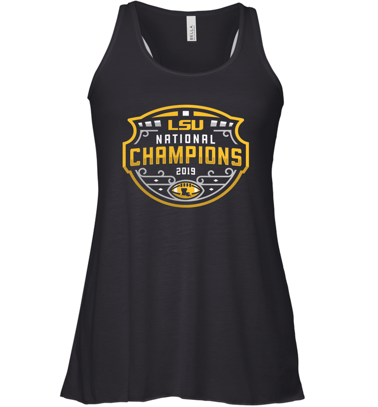 LSU Tigers College Football Playoff 2019 National Champions Encroachment Racerback Tank - KnowlegdeTee LSU Tigers College Football Playoff 2019 National Champions Encroachment Racerback Tank - KnowlegdeTee