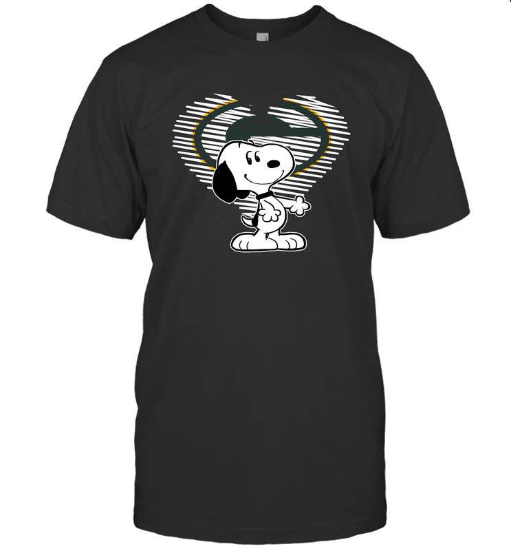 I Love Green Bay Packers Snoopy In My Heart Fan T-Shirt - KnowlegdeTee I Love Green Bay Packers Snoopy In My Heart Fan T-Shirt - KnowlegdeTee