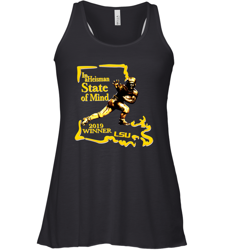 Joe Burrow Heisman LSU Shirt Racerback Tank - KnowlegdeTee Joe Burrow Heisman LSU Shirt Racerback Tank - KnowlegdeTee