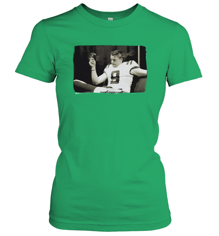 Joe Burrow Cigar Smoking Shirt Women's T-Shirt - KnowlegdeTee Joe Burrow Cigar Smoking Shirt Women's T-Shirt - KnowlegdeTee