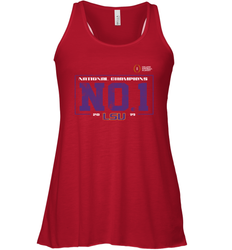 LSU Tigers College Football Playoff 2019 National Champions No1 Vintage Racerback Tank - KnowlegdeTee LSU Tigers College Football Playoff 2019 National Champions No1 Vintage Racerback Tank - KnowlegdeTee