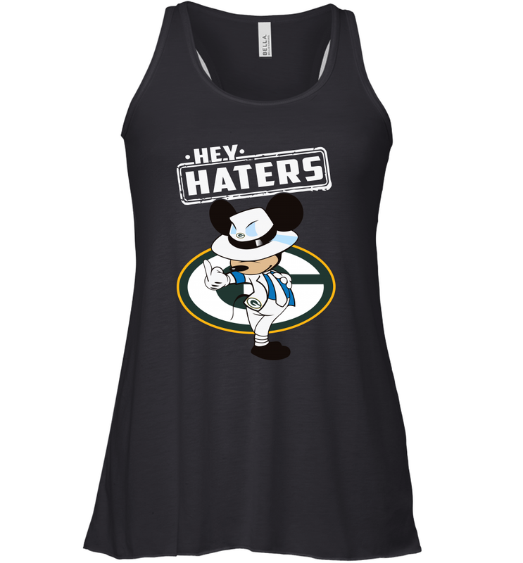 GREEN BAY PACKERS Hey Haters Mickey Mouse Racerback Tank - KnowlegdeTee GREEN BAY PACKERS Hey Haters Mickey Mouse Racerback Tank - KnowlegdeTee
