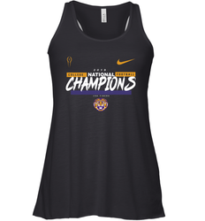 LSU Tigers College Football Playoff 2019 National Champions Script 2 Racerback Tank - KnowlegdeTee LSU Tigers College Football Playoff 2019 National Champions Script 2 Racerback Tank - KnowlegdeTee