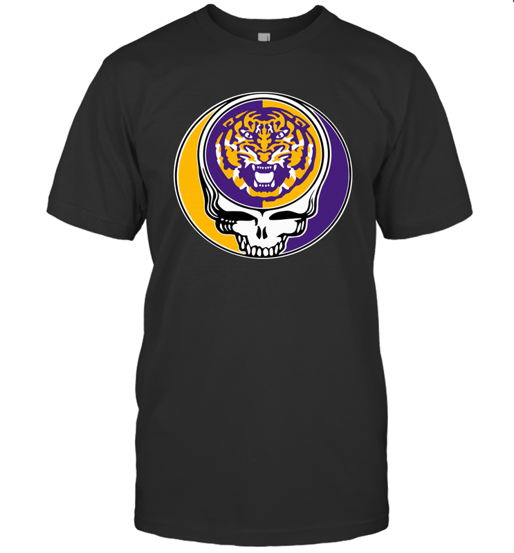 NCAA Football LSU Tigers Grateful Dead T-Shirt - KnowlegdeTee NCAA Football LSU Tigers Grateful Dead T-Shirt - KnowlegdeTee