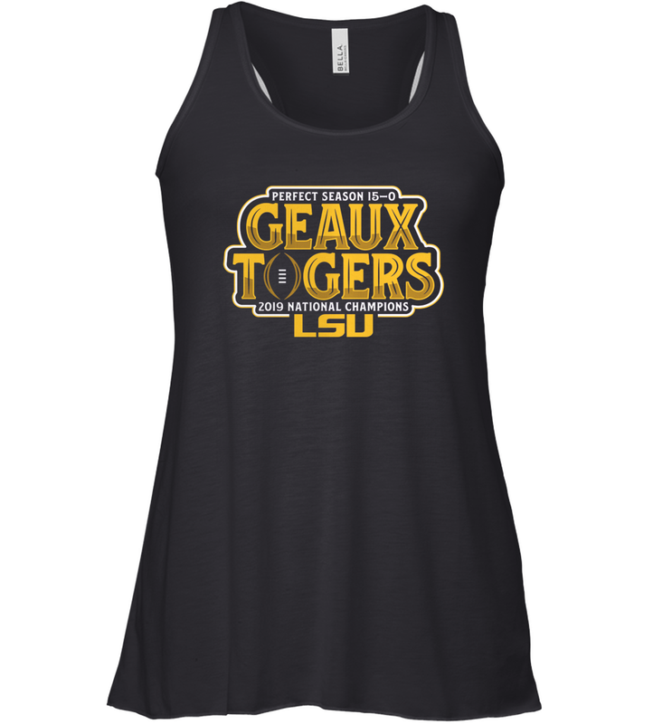 LSU Tigers College Football Playoff 2019 National Champions Hometown Shotgun Racerback Tank - KnowlegdeTee LSU Tigers College Football Playoff 2019 National Champions Hometown Shotgun Racerback Tank - KnowlegdeTee