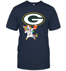 Dabbing Hip Hop Unicorn Dab With Green Bay Packers Football = T-Shirt - KnowlegdeTee Dabbing Hip Hop Unicorn Dab With Green Bay Packers Football = T-Shirt - KnowlegdeTee