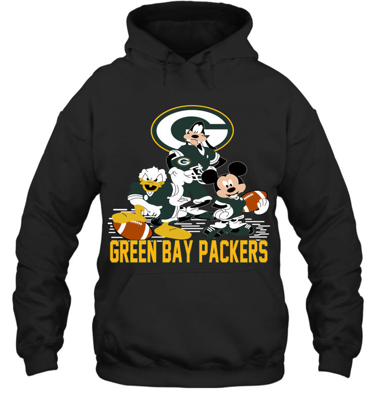 Mickey Donald Goofy Green Bay Packers Shirt Hoodie - KnowlegdeTee Mickey Donald Goofy Green Bay Packers Shirt Hoodie - KnowlegdeTee