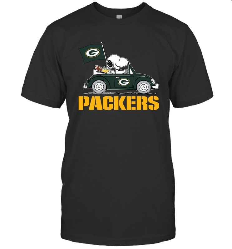 Snoopy And Woodstock Ride The Green Bay Packers Car NFL Shirts T-Shirt - KnowlegdeTee Snoopy And Woodstock Ride The Green Bay Packers Car NFL Shirts T-Shirt - KnowlegdeTee